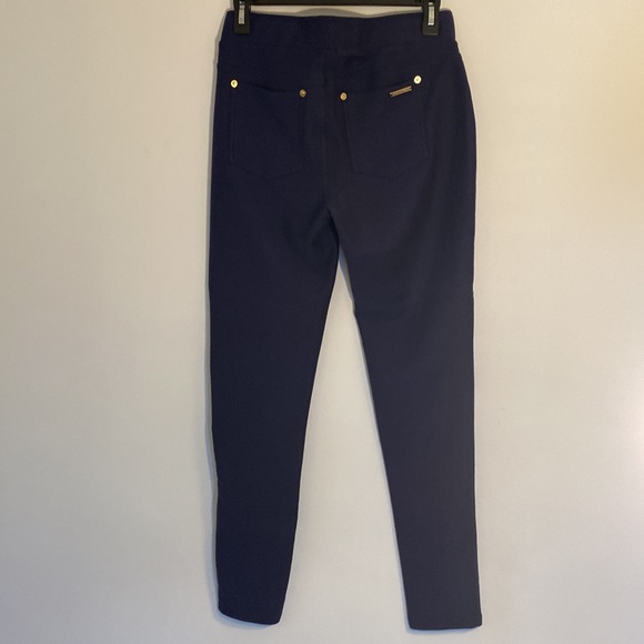 NWT MICHAEL Michael Kors Womens Basics True Navy Blue Pants Small - Picture 7 of 7